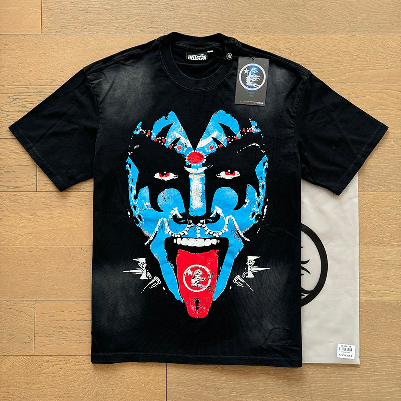 Hellstar T-shirts Washed Aging Process