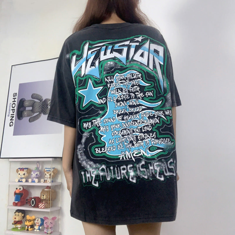 Hellstar T-shirt Casual Loose