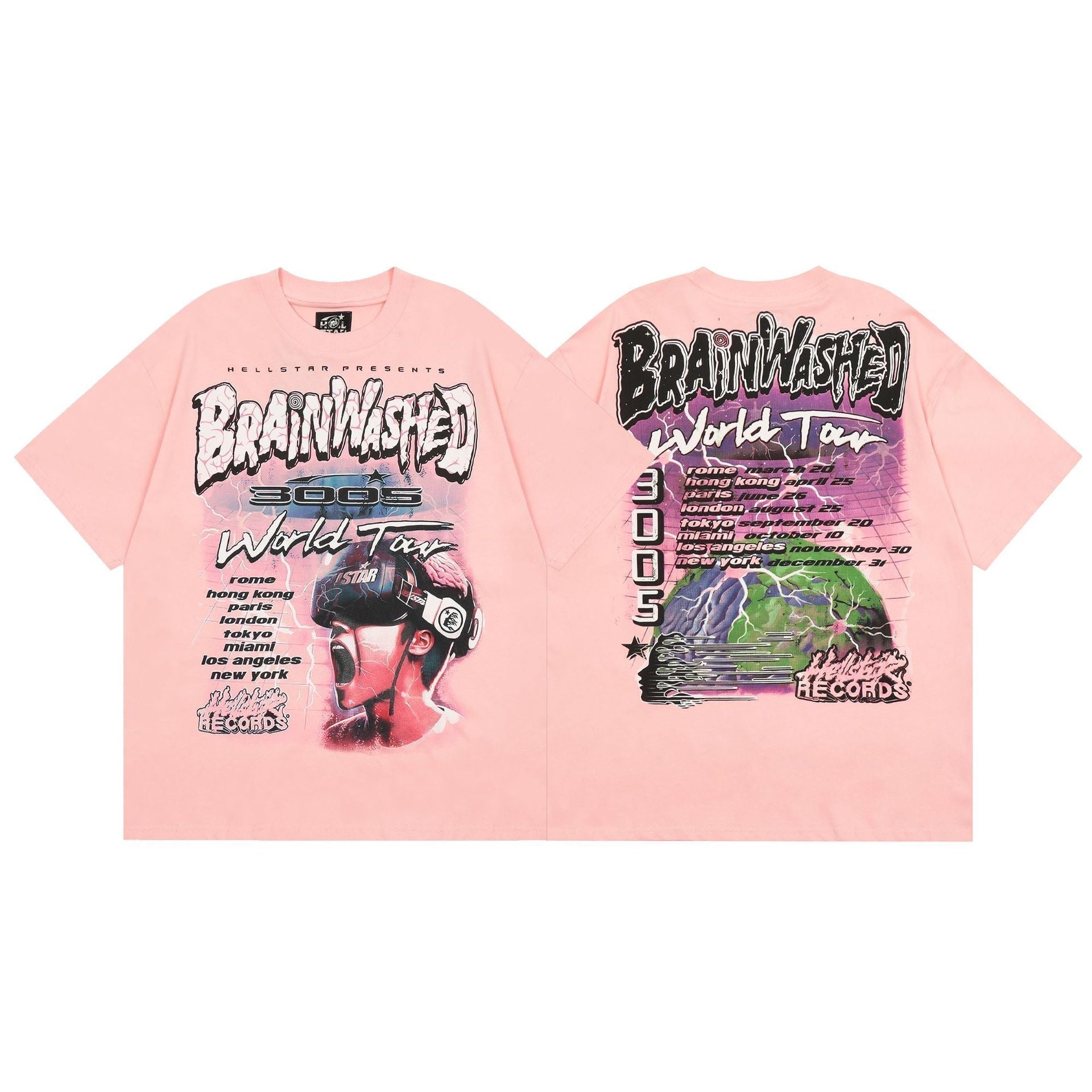 Hellstar T-shirt Graffiti Printing