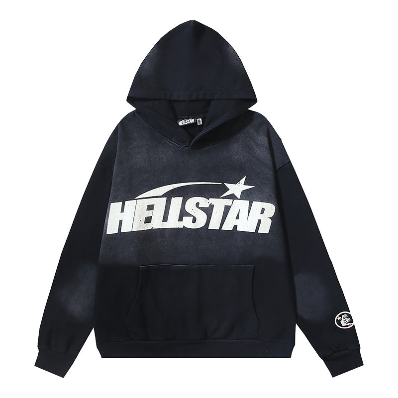 Hellstar Hoodie & Pants Wash Water Make Old Hoodies Sweater Trousers